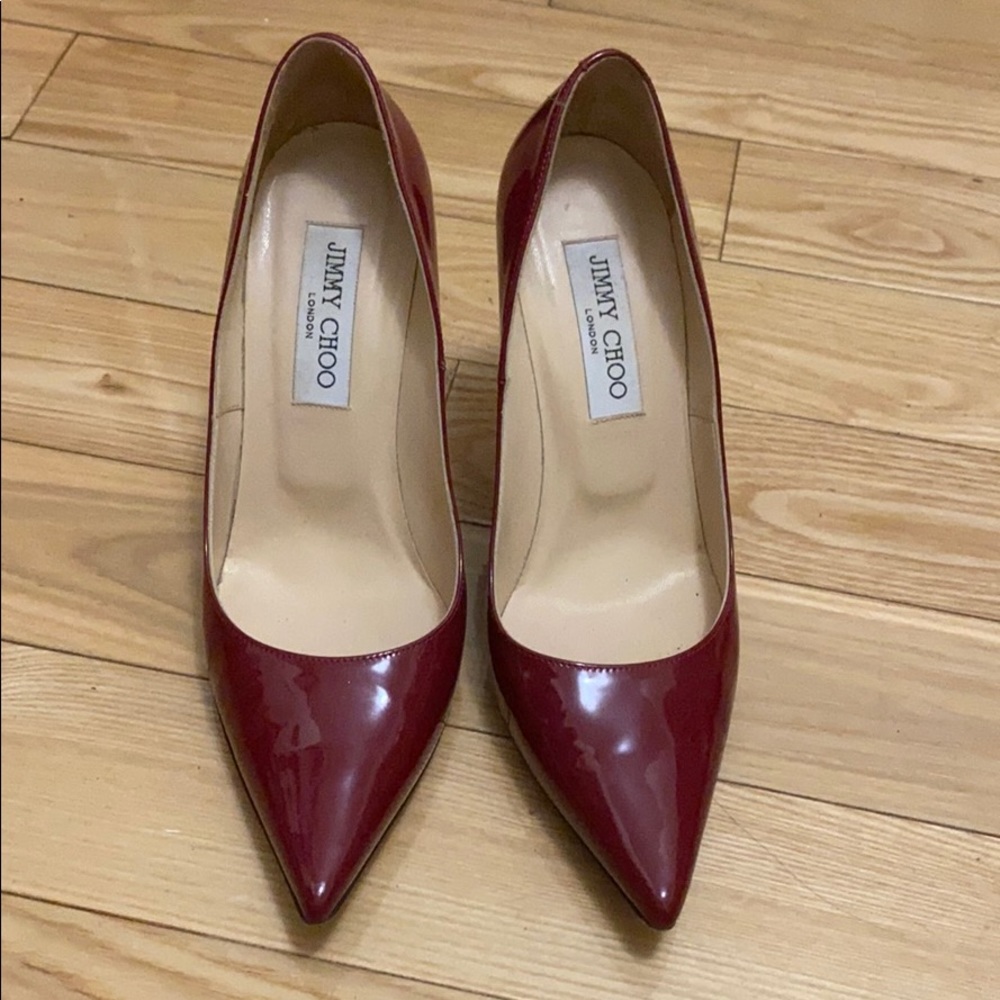 Jimmy Choo Abel 100M Patent Heels